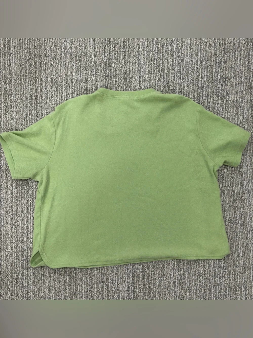 Green Crop Top